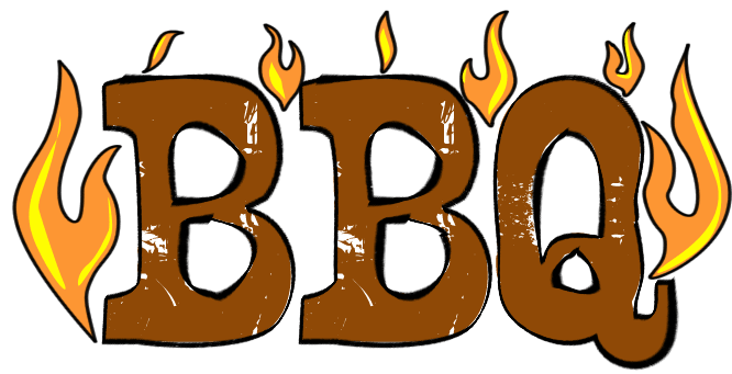 BBQ flames