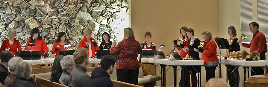 Bell Choir performing