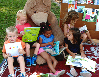 Children Looking at Books