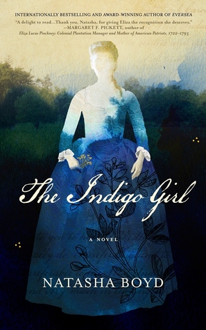Book cover of woman in blue skirt