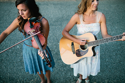 Hilary and Kate musicians