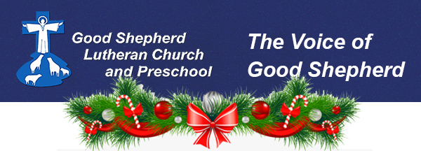 Good Shepherd Lutheran Church newsletter Header